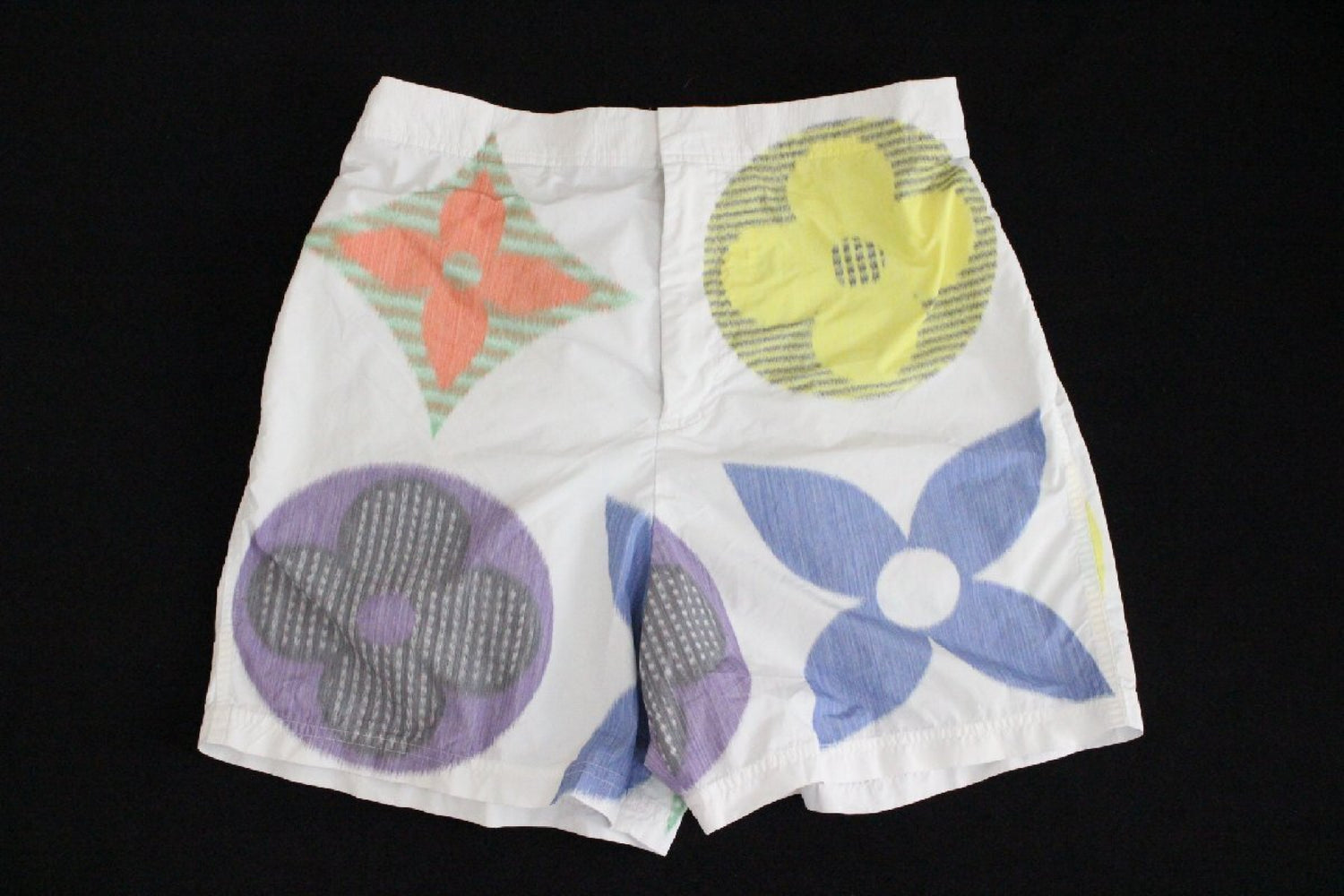 LOUIS VUITTON Virgil Abloh Monogram Hawaiian Shorts Men's Size 42