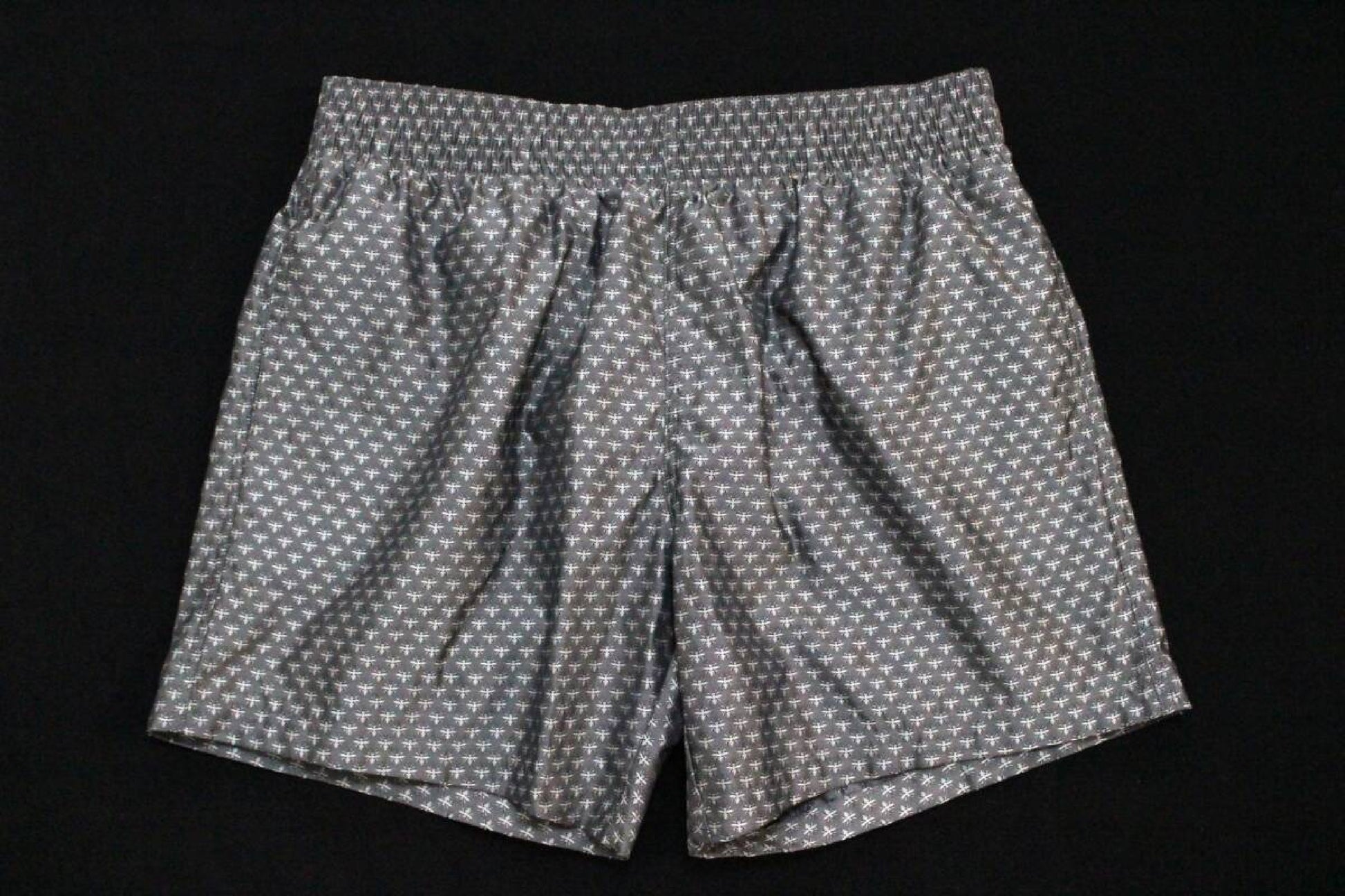 Dior Homme All-Over Bee Logo Nylon Shorts Men's Size 48