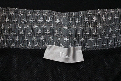 Dior Homme All-Over Bee Logo Nylon Shorts Men's Size 48
