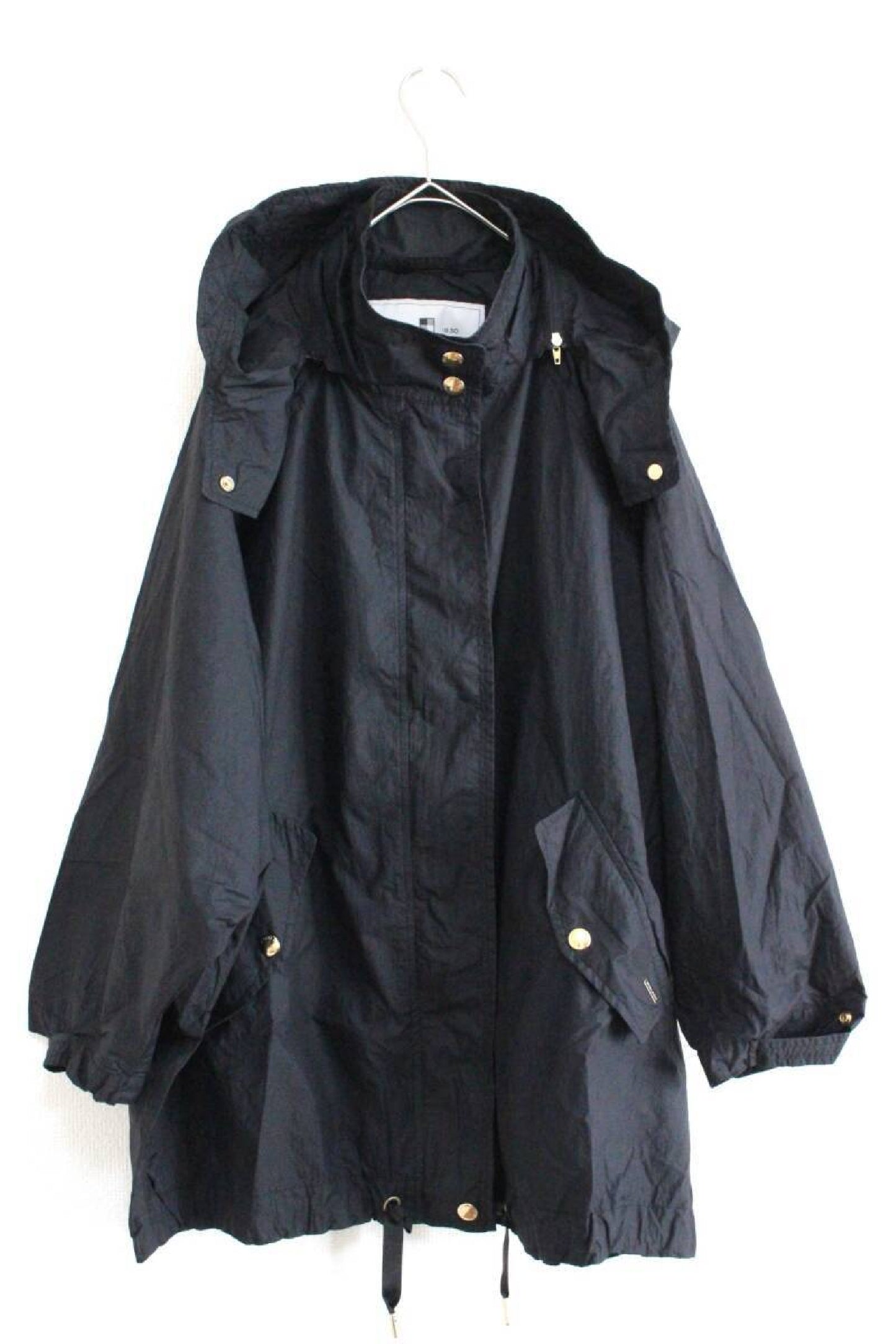 New Tag WOOLRICH Anorak Mountain Parka Black Women's Small Coat