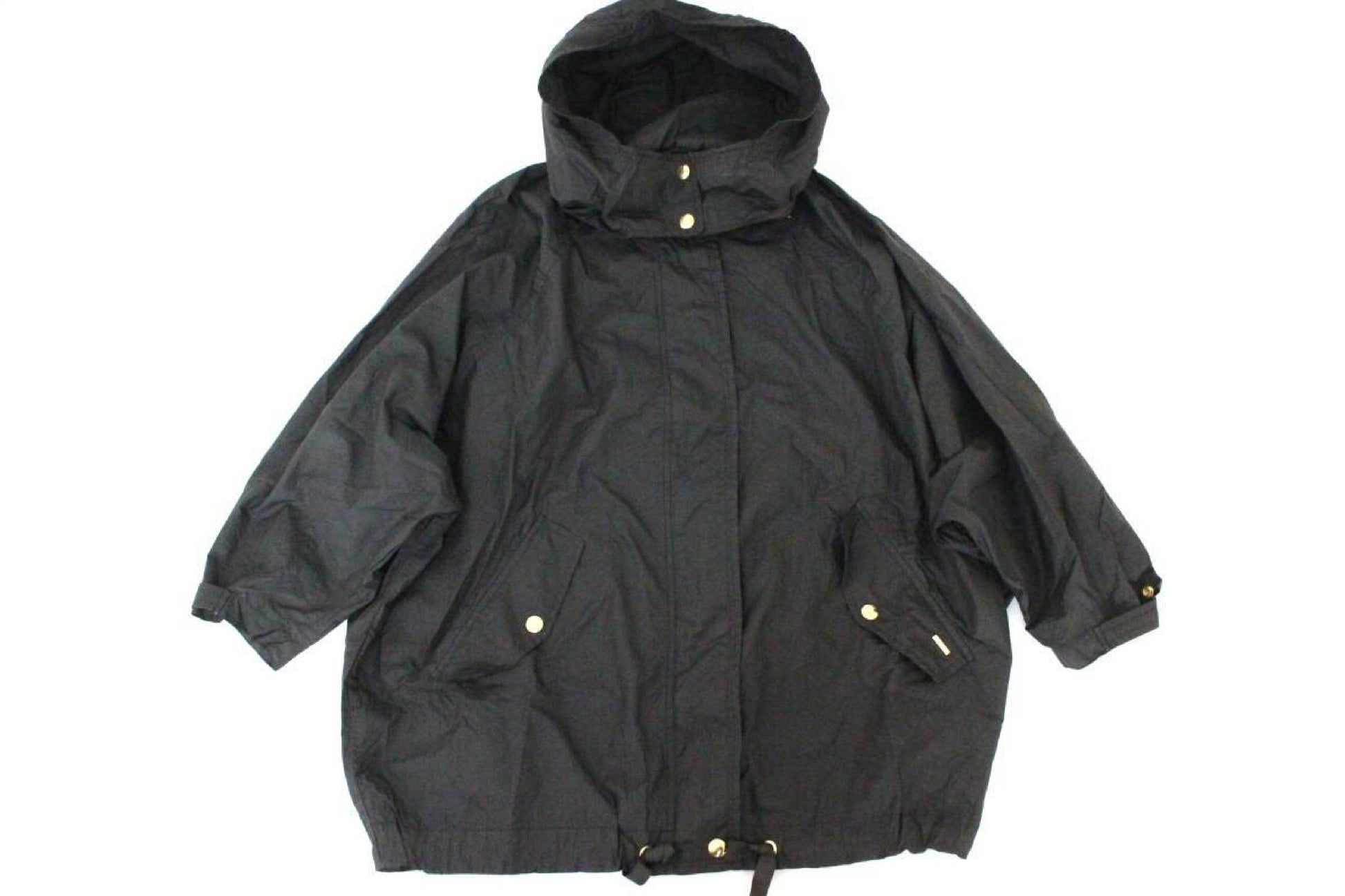 New Tag WOOLRICH Anorak Mountain Parka Black Women's Small Coat