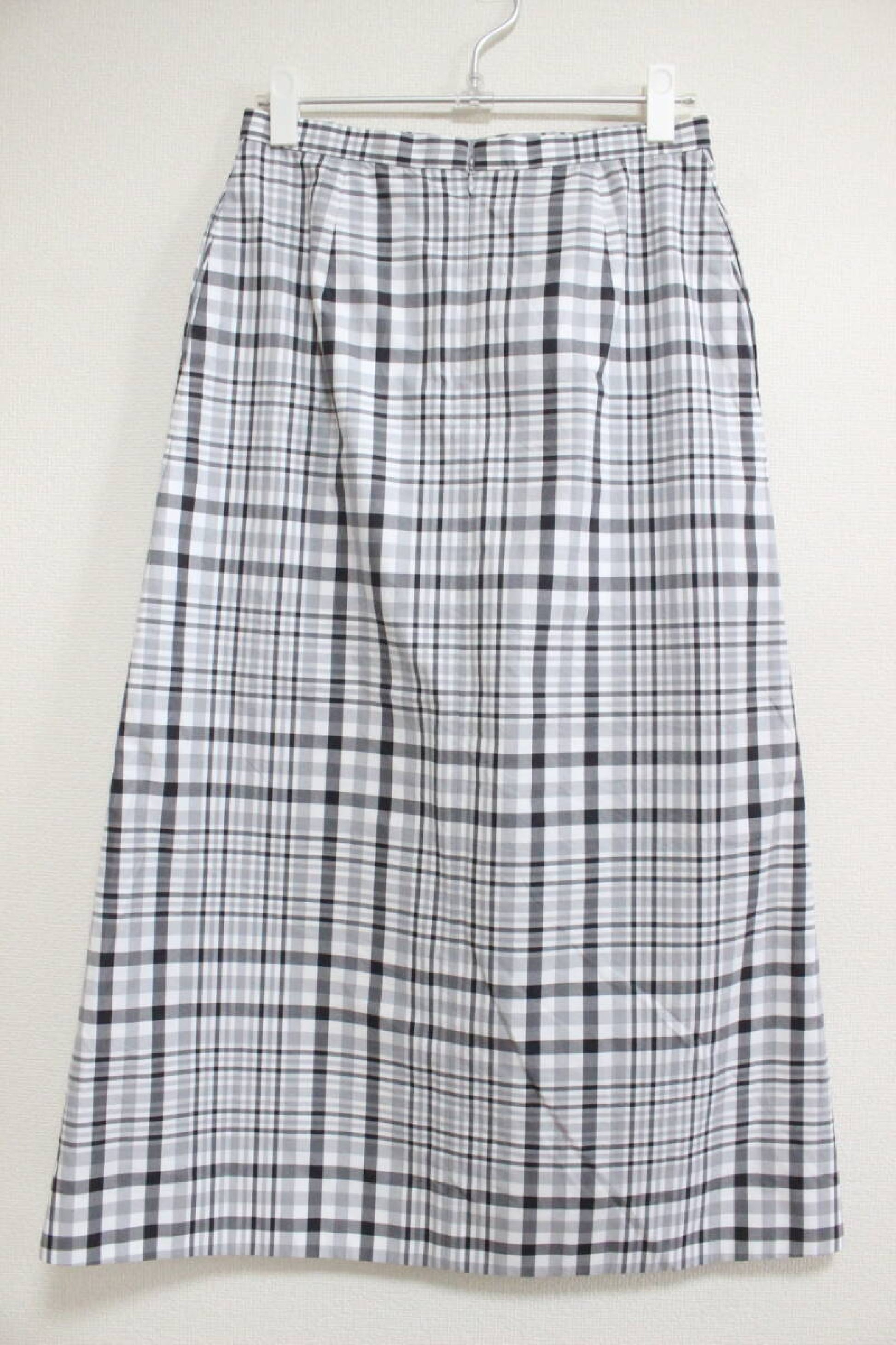 DRAWER 22SS Check Pattern Long Skirt 6524-299-1721 Skirt