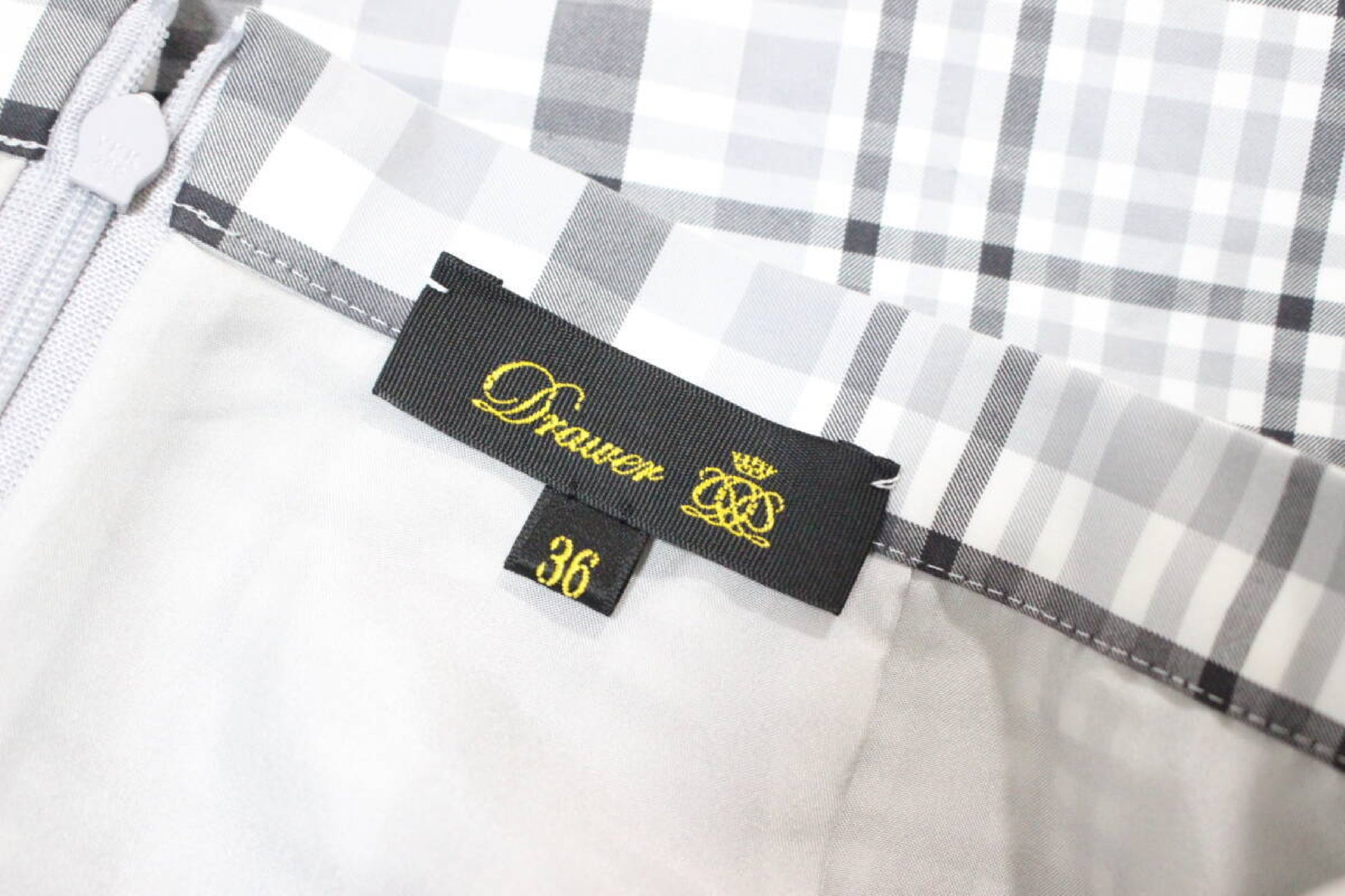 DRAWER 22SS Check Pattern Long Skirt 6524-299-1721 Skirt