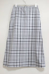DRAWER 22SS Check Pattern Long Skirt 6524-299-1721 Skirt