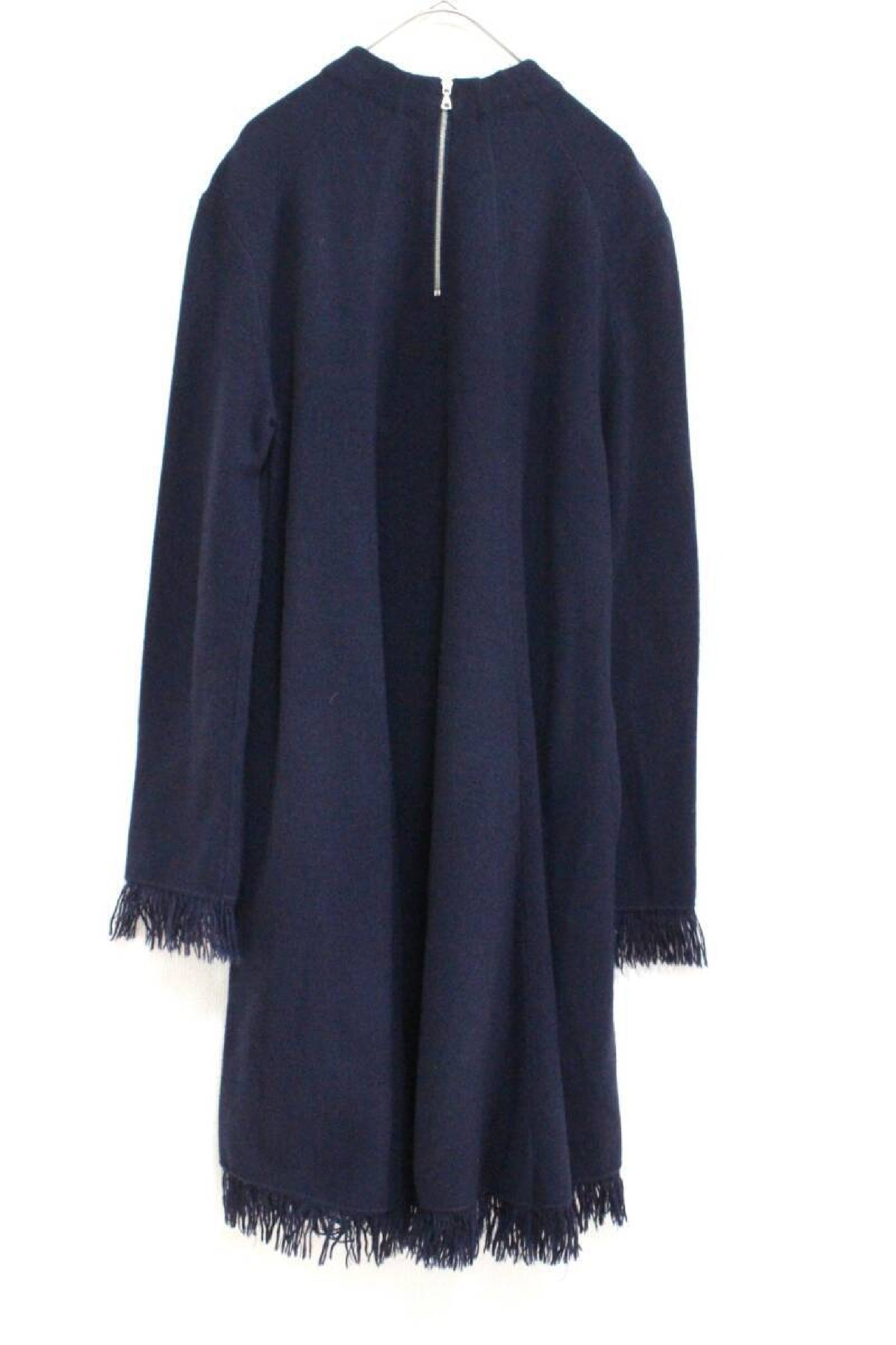 Drawer 24AW Fringe Knit Dress F872 Excellent Condition Drawer Fringe Knit Dress 6526-299-0872 Women's Dress