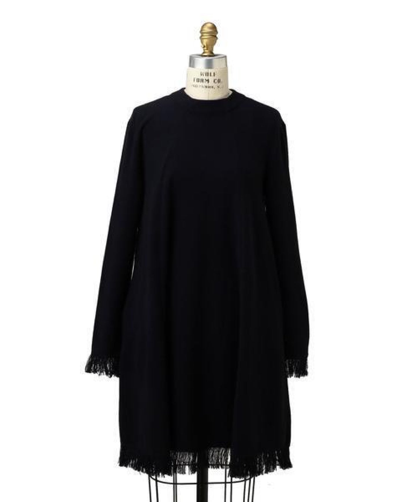 Drawer 24AW Fringe Knit Dress F872 Excellent Condition Drawer Fringe Knit Dress 6526-299-0872 Women's Dress