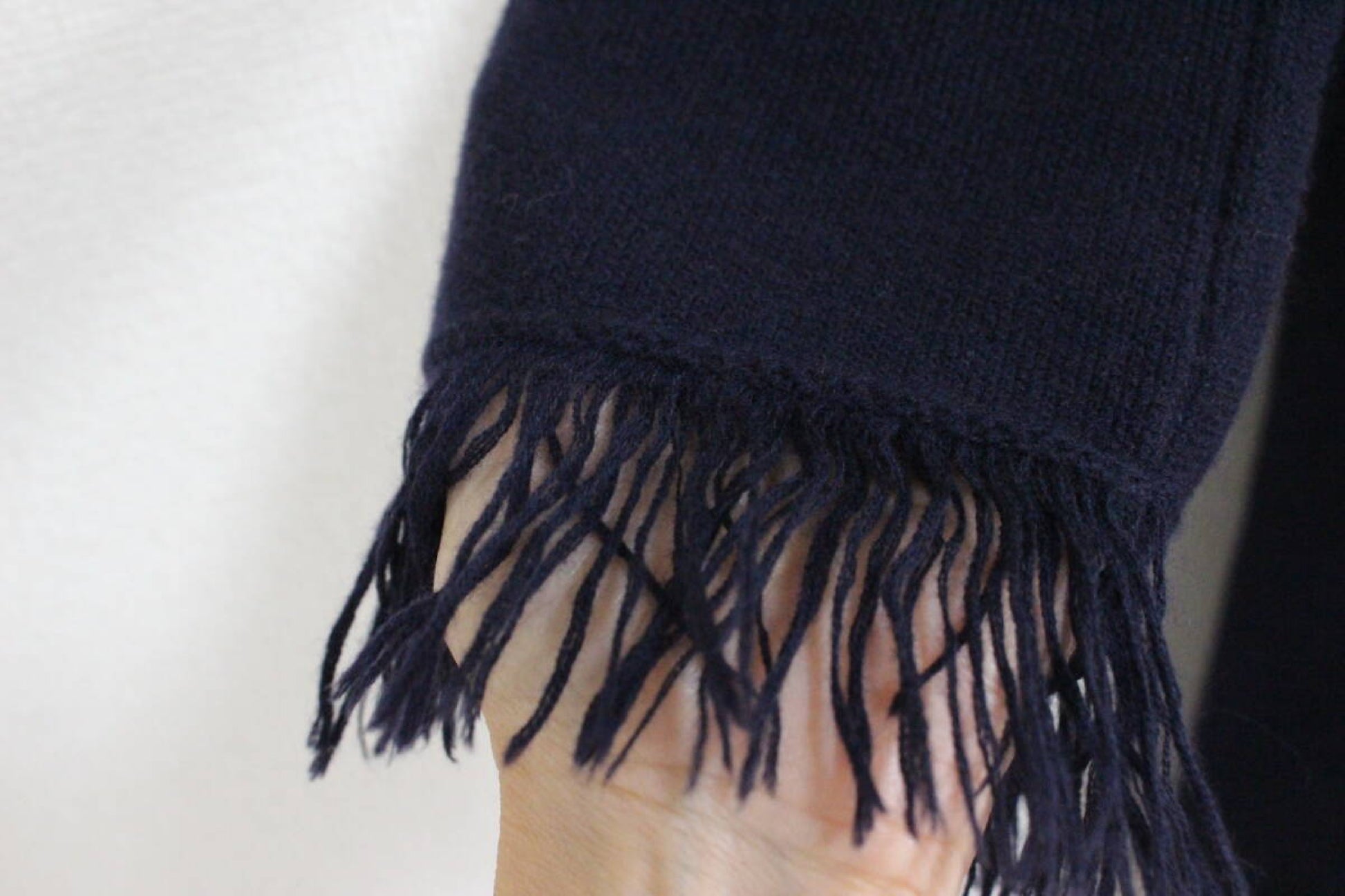 Drawer 24AW Fringe Knit Dress F872 Excellent Condition Drawer Fringe Knit Dress 6526-299-0872 Women's Dress