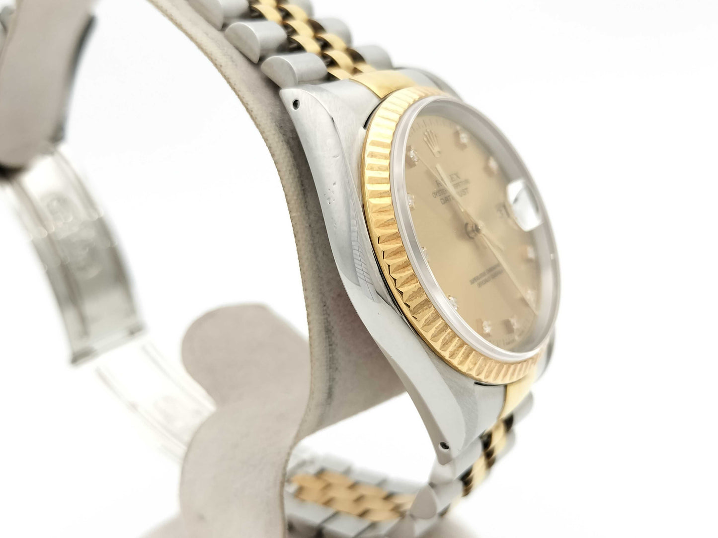 ROLEX 16233G X821948 Champagne Dial Jubilee Bracelet Boys' Watch