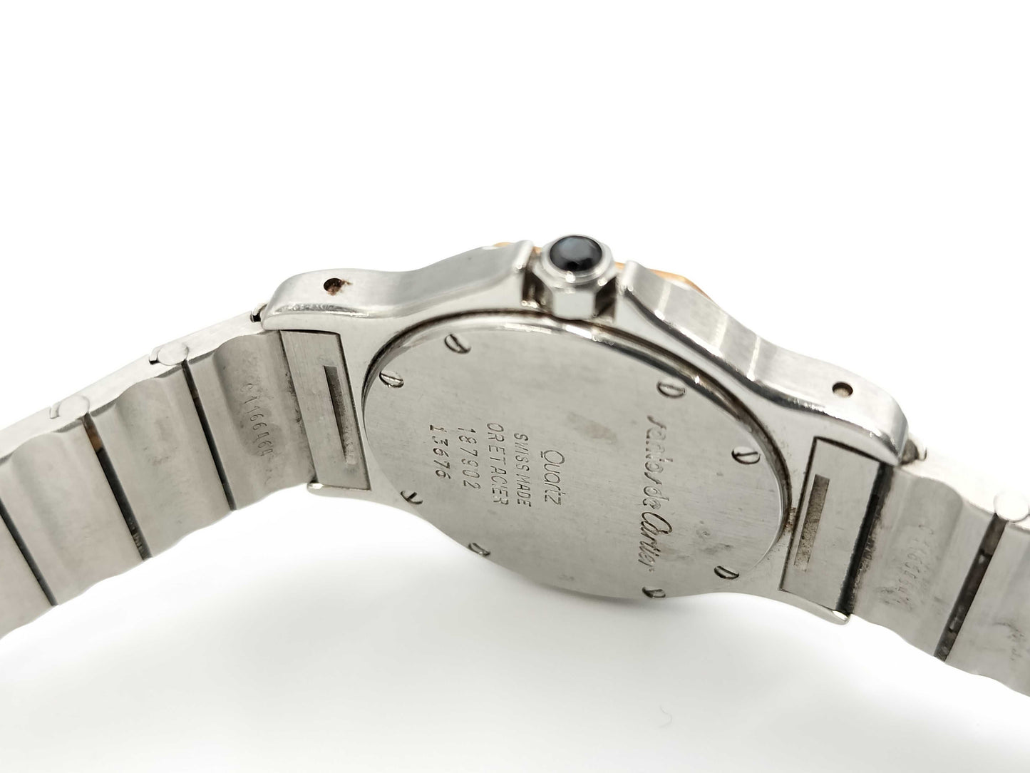 Cartier Santos Octagon LM W2001583 187902 13676 Quartz Women's Watch