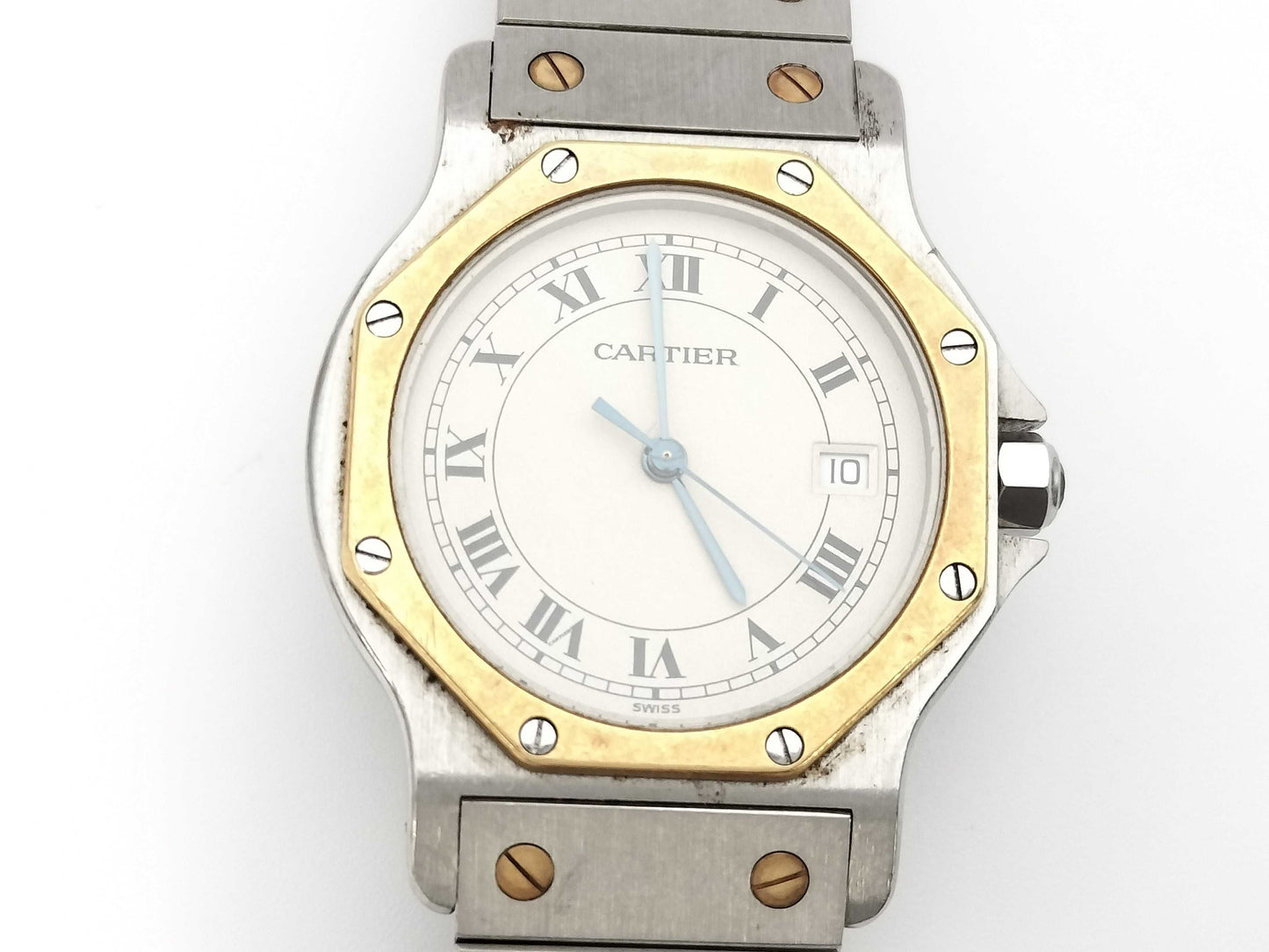 Cartier Santos Octagon LM W2001583 187902 13676 Quartz Women's Watch