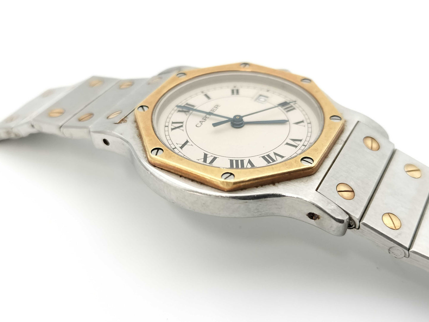 Cartier Santos Octagon LM W2001583 187902 13676 Quartz Women's Watch