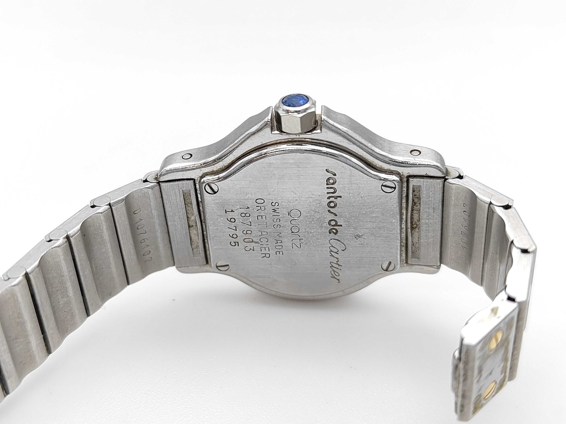 Cartier Santos Octagon SM W2001683 187903 19795 Quartz Women's Watch