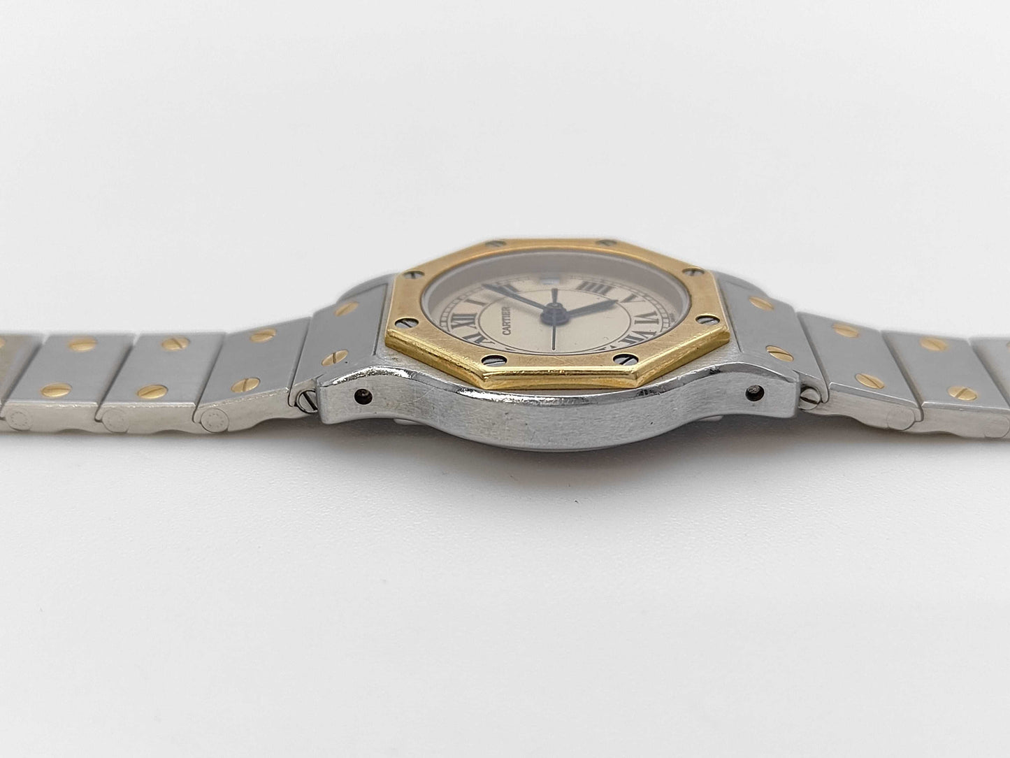 Cartier Santos Octagon SM W2001683 187903 19795 Quartz Women's Watch