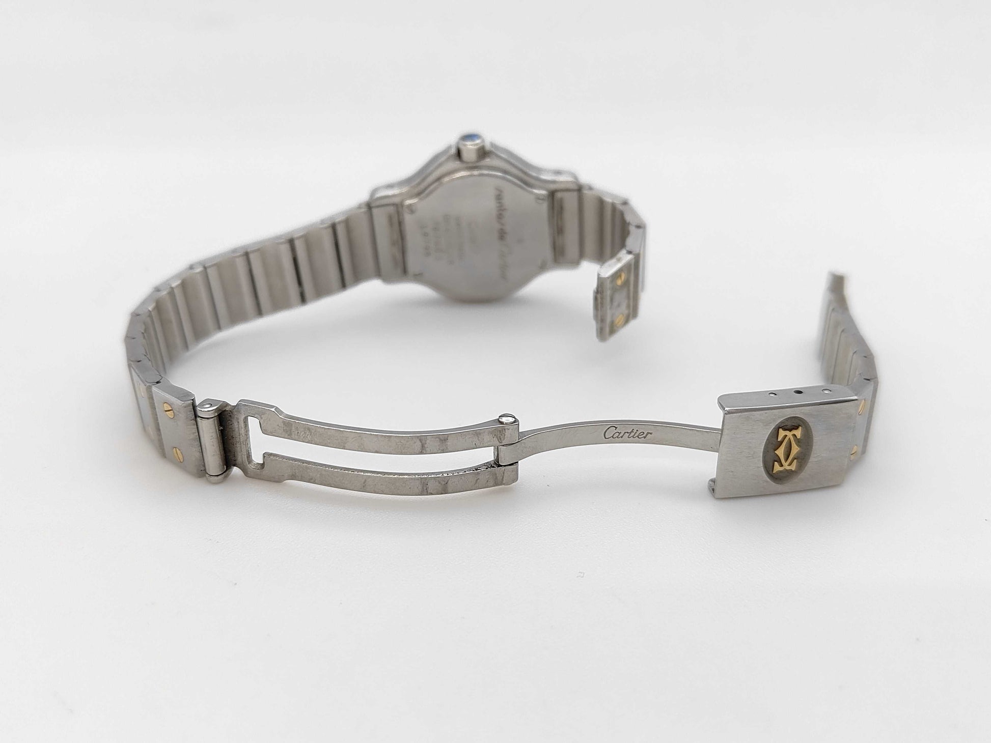 Cartier Santos Octagon SM W2001683 187903 19795 Quartz Women's Watch