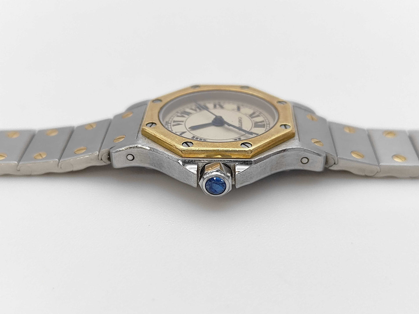 Cartier Santos Octagon SM W2001683 187903 19795 Quartz Women's Watch