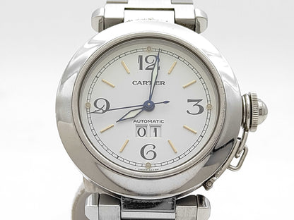 Cartier Pasha C Big Date W31044M7 2475 119522PB Automatic Men's Watch