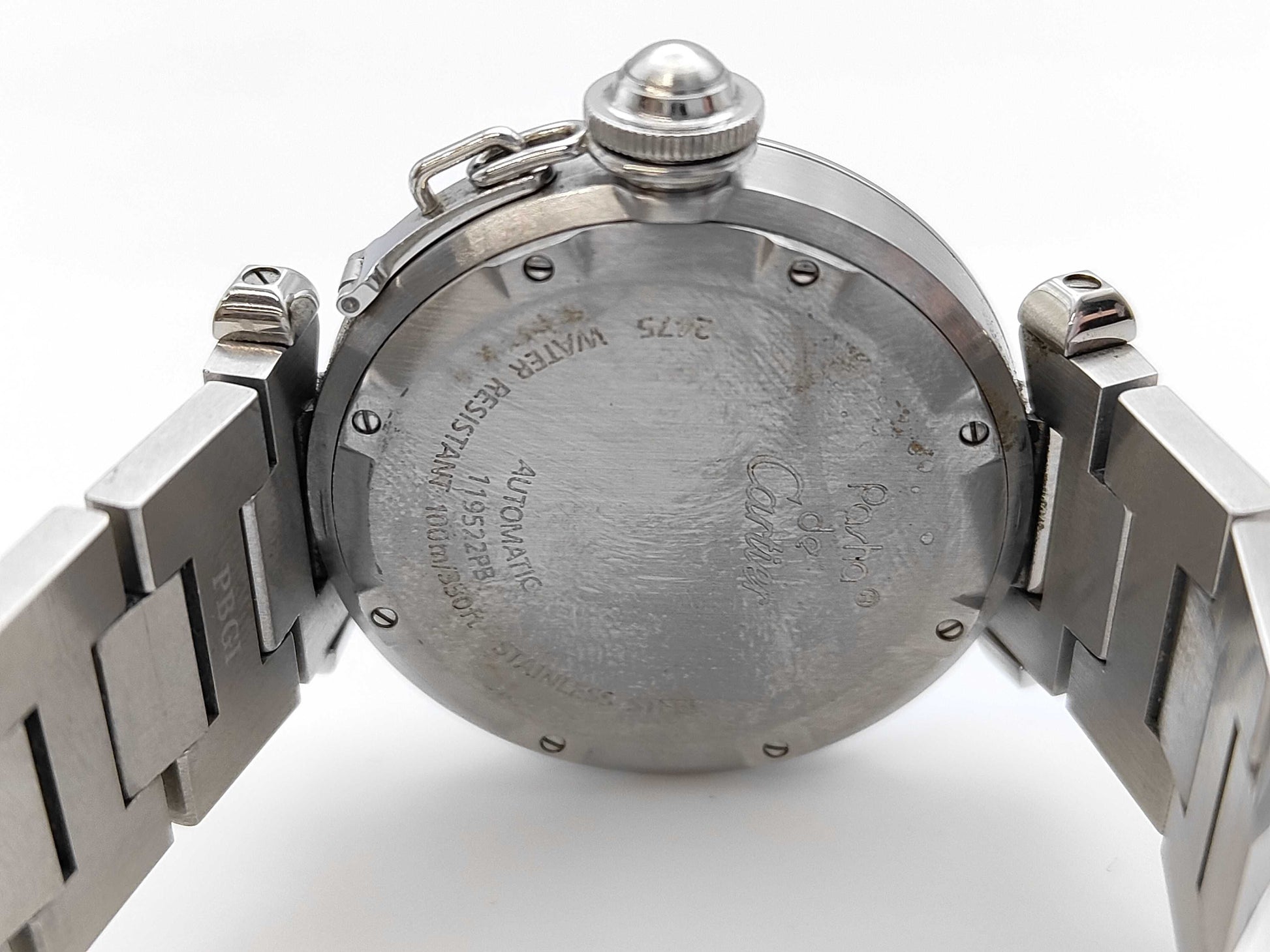 Cartier Pasha C Big Date W31044M7 2475 119522PB Automatic Men's Watch