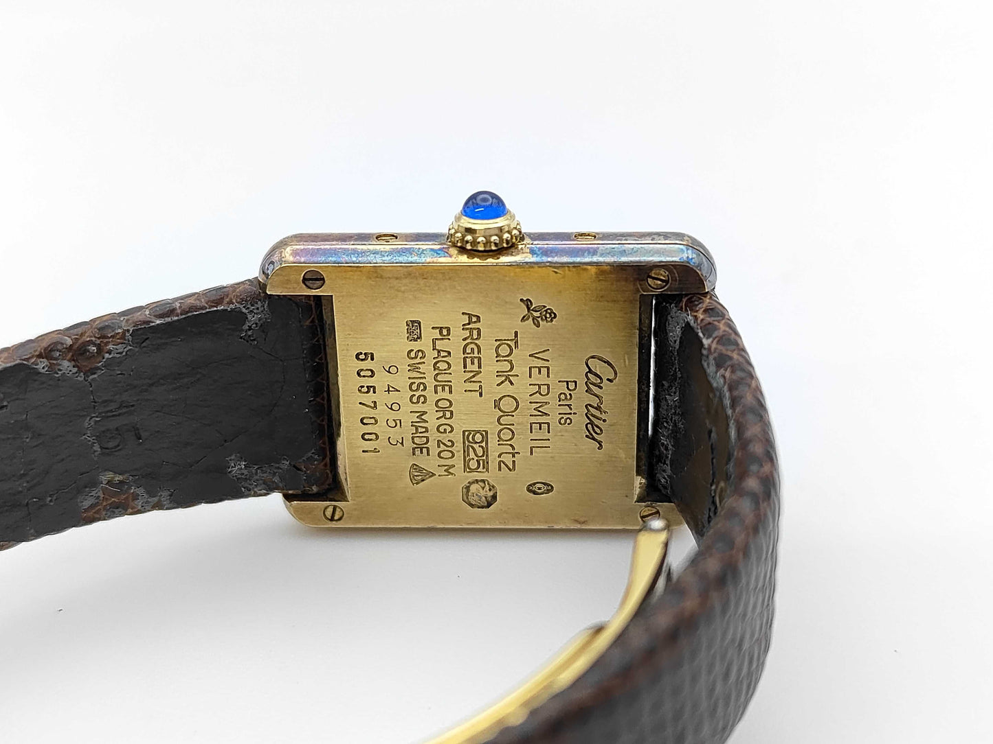 Cartier Must Tank SM W1002954 5057001 94953 Quartz Women's Watch