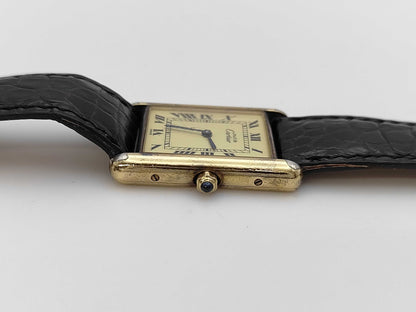 Cartier Must Tank 881008 24217 Quartz Women's Watch