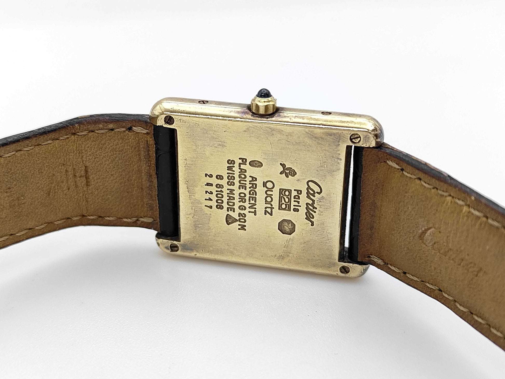 Cartier Must Tank 881008 24217 Quartz Women's Watch