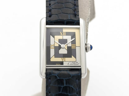 Cartier Must Tank SM Art Deco W1008195 1614CC10545 318/1000 Quartz Women's Watch