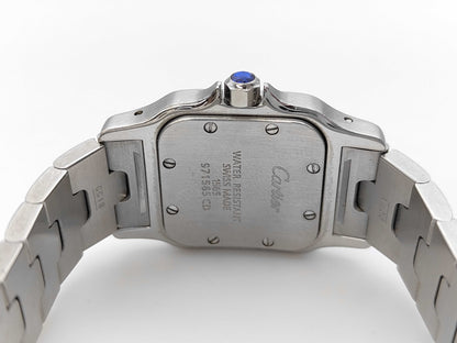 Cartier Santos Galbe SM W20056D6 1565 971565CD Quartz Women's Watch