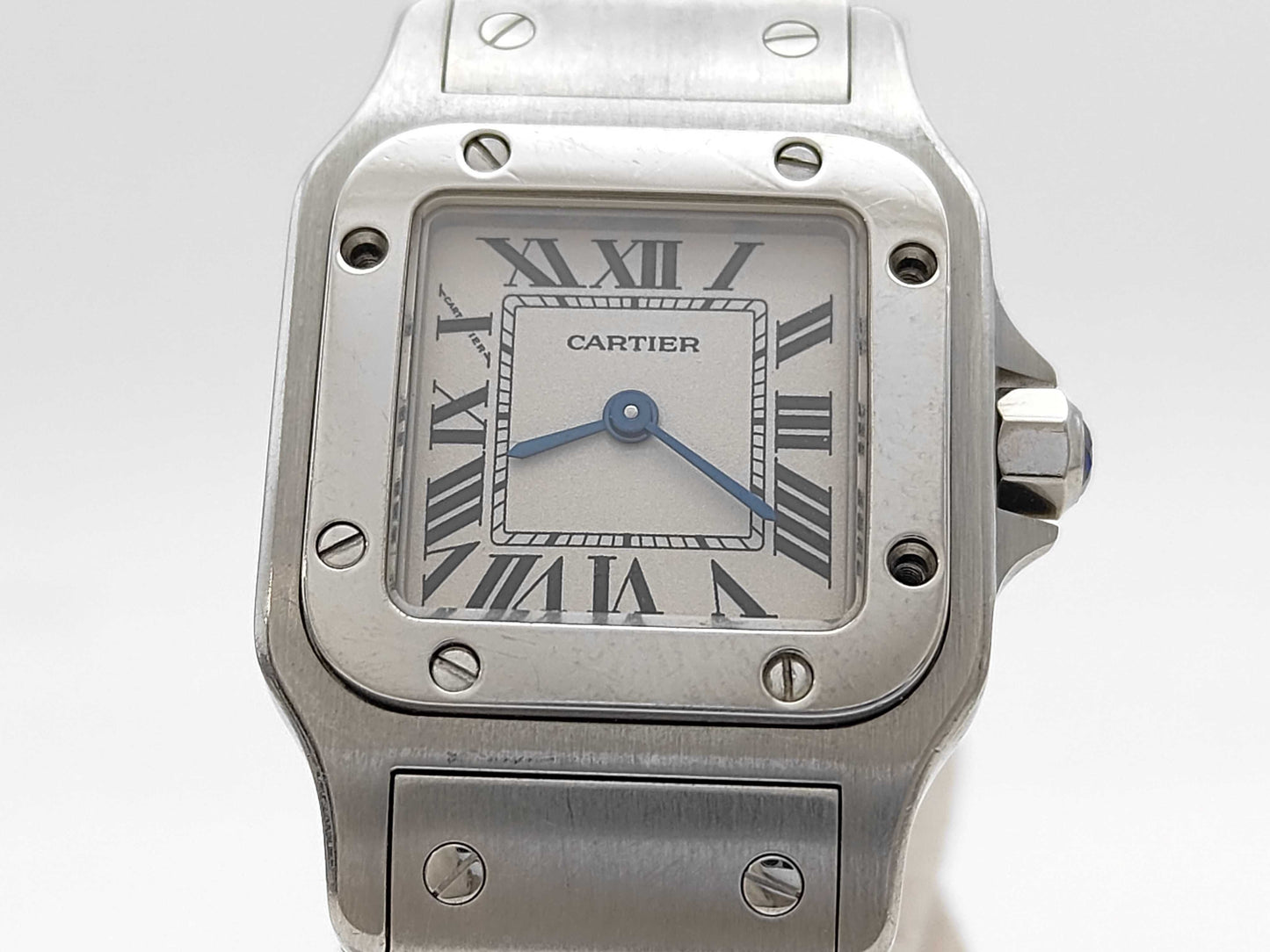 Cartier Santos Galbe SM W20056D6 1565 971565CD Quartz Women's Watch