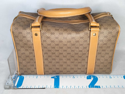 GUCCI Hand Mini Boston PVC Handbag