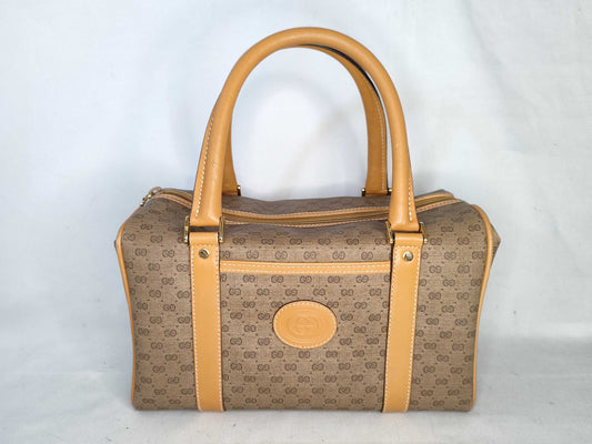 GUCCI Hand Mini Boston PVC Handbag