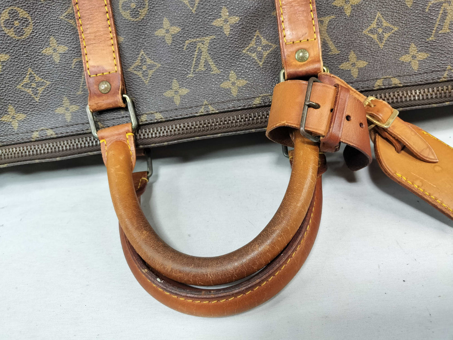 LOUIS VUITTON Monogram Louis Vuitton Monogram Keepall 55 Boston Bag