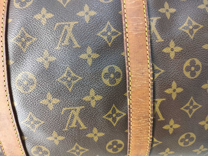 LOUIS VUITTON Monogram Louis Vuitton Monogram Keepall 55 Boston Bag