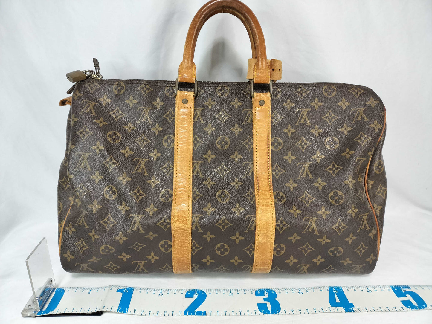 LOUIS VUITTON Monogram Louis Vuitton Monogram Keepall 45 Boston Bag