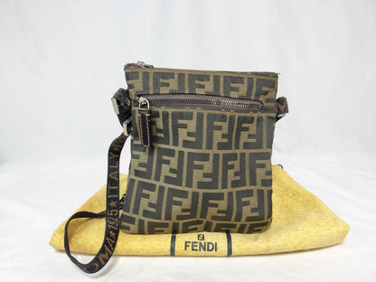 FENDI Zucca pattern nylon shoulder bag