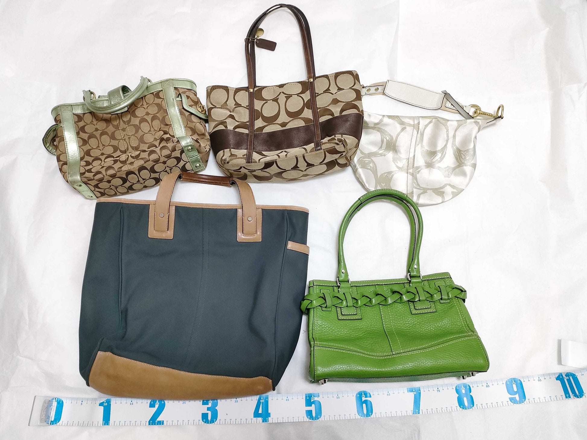 COACH Signature Coach Bag 5-Piece Set Handbag