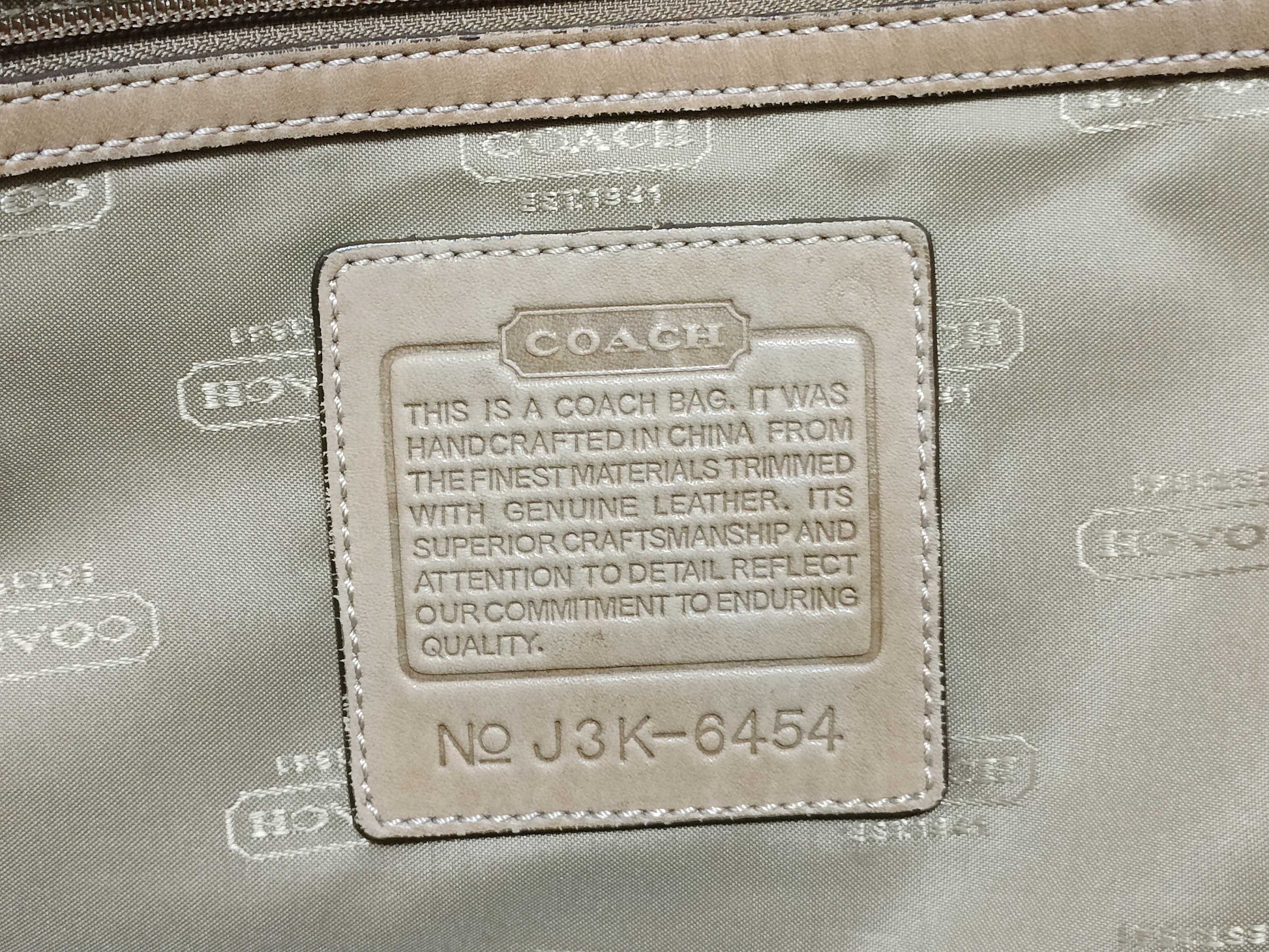 COACH Signature Coach Bag 5-Piece Set Handbag