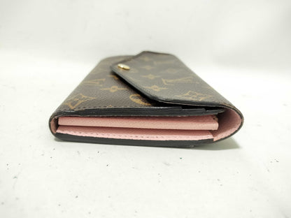 LOUIS VUITTON Monogram Louis Vuitton Monogram Portefeuille Sarah Wallet