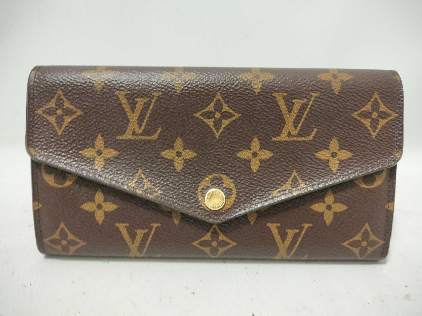 LOUIS VUITTON Monogram Louis Vuitton Monogram Portefeuille Sarah Wallet