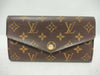 LOUIS VUITTON Monogram Louis Vuitton Monogram Portefeuille Sarah Wallet