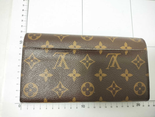 LOUIS VUITTON Monogram Louis Vuitton Monogram Portefeuille Sarah Wallet