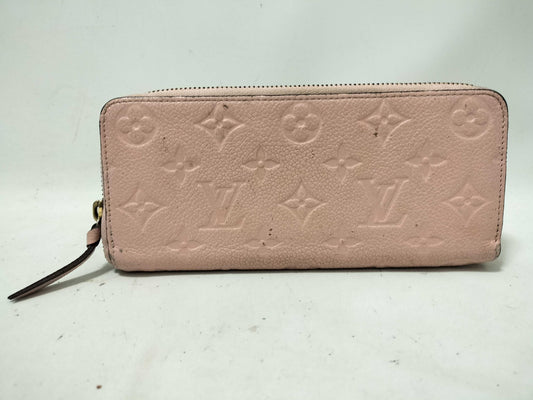 LOUIS VUITTON Monogram Empreinte Louis Vuitton Empreinte Portefeuille Clemence Wallet
