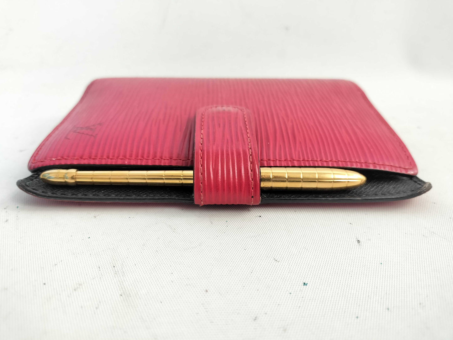 LOUIS VUITTON Epi Louis Vuitton Epi Red Agenda PM Notebook Cover