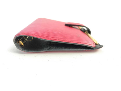 LOUIS VUITTON Epi Louis Vuitton Epi Red Agenda PM Notebook Cover