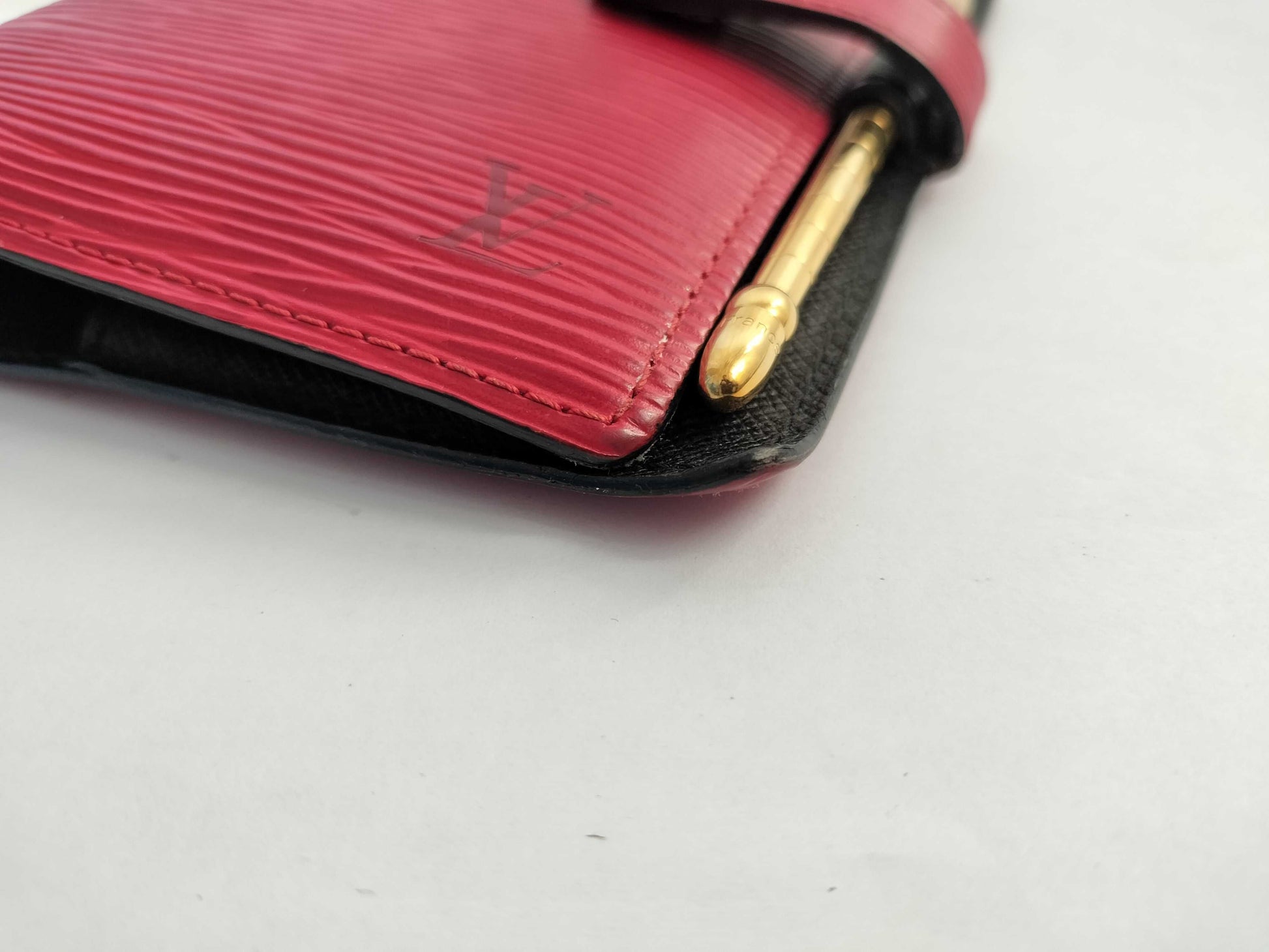 LOUIS VUITTON Epi Louis Vuitton Epi Red Agenda PM Notebook Cover