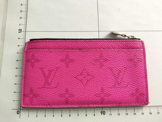 LOUIS VUITTON Fragment Folio Pink Wallet and Coin Case