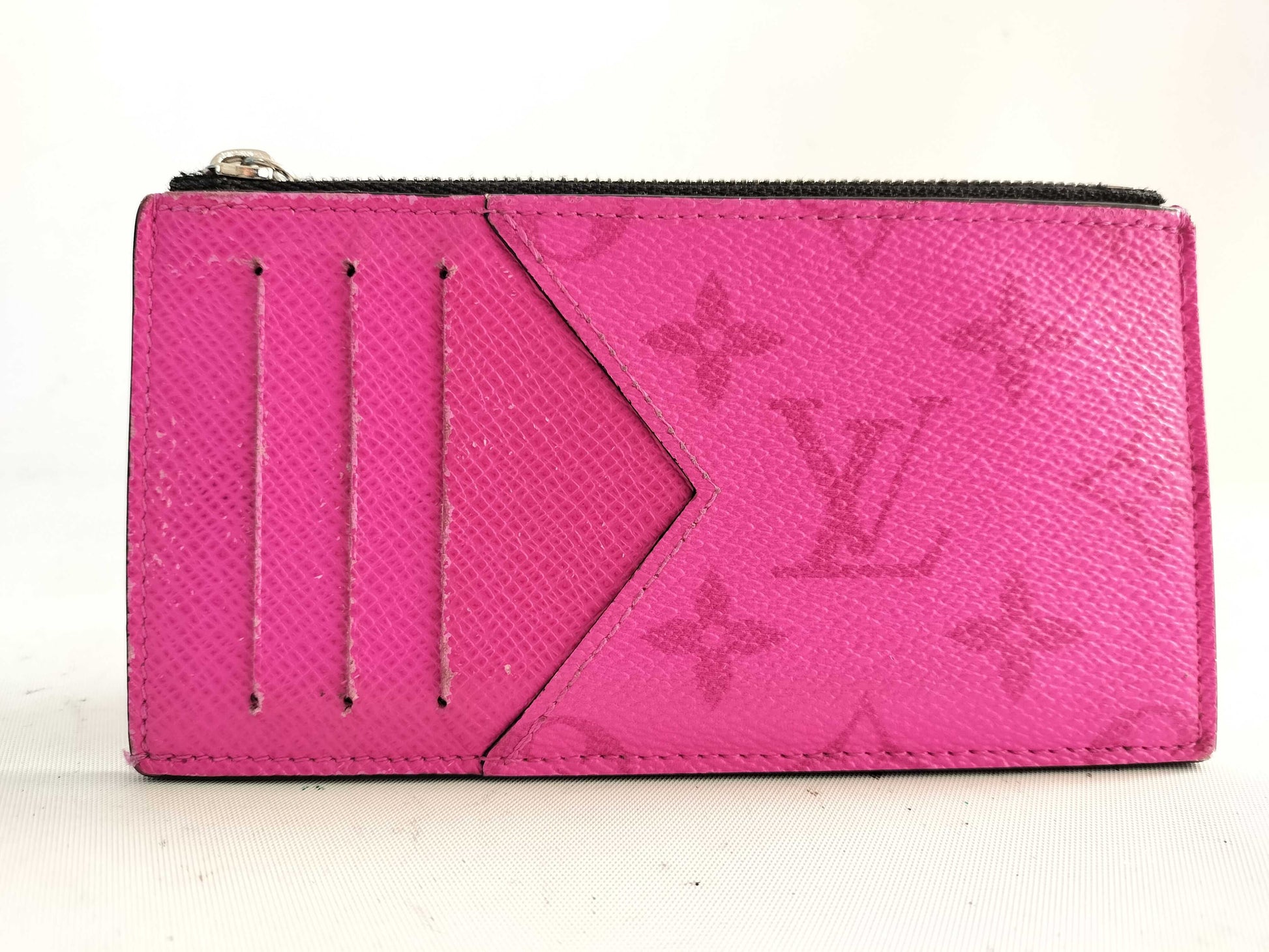 LOUIS VUITTON Fragment Folio Pink Wallet and Coin Case