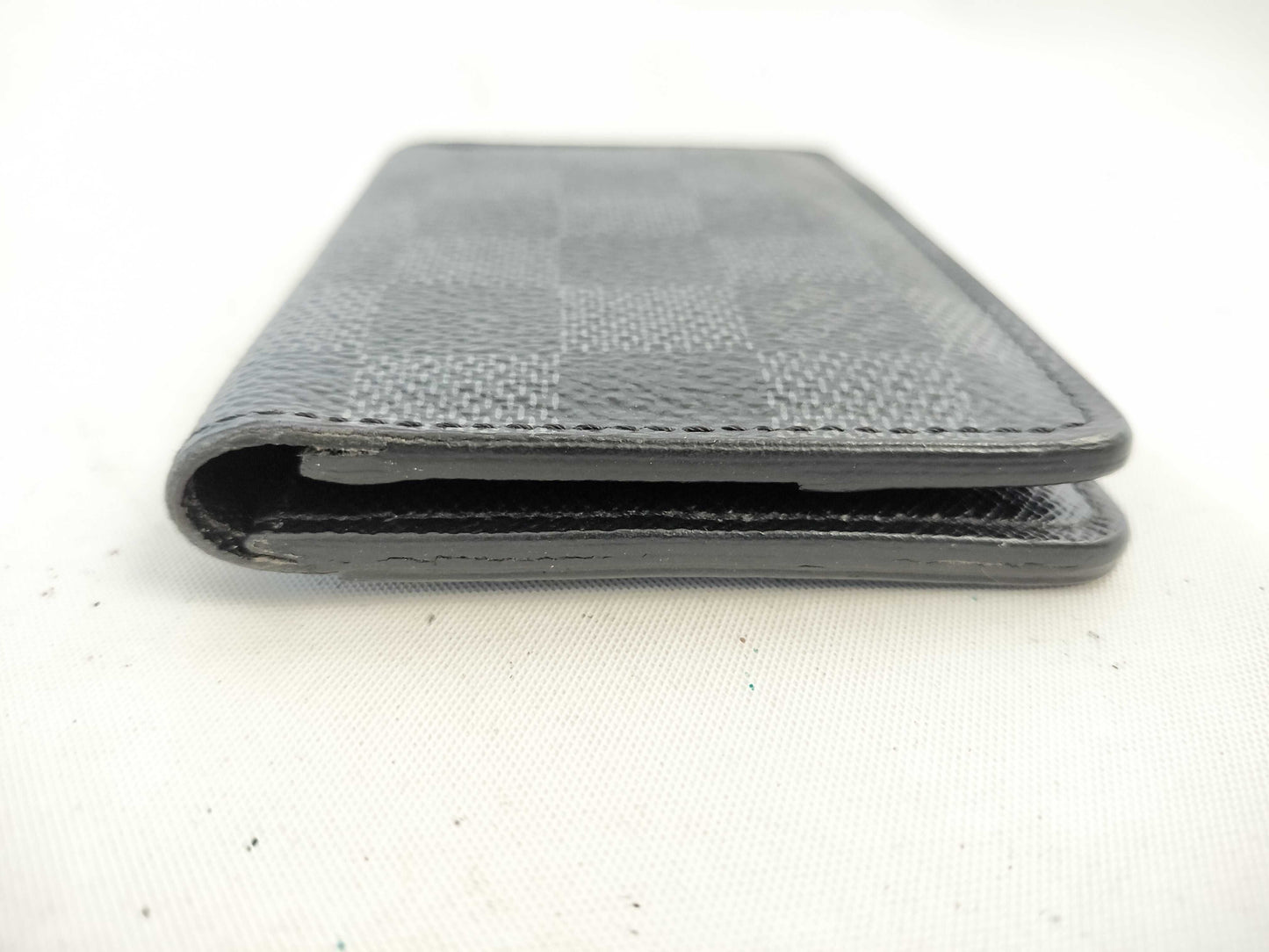 LOUIS VUITTON Damier Graphite Louis Vuitton Organizer De Poche Damier Graphite Wallet Card Case/Pass Case/Business Card Holder