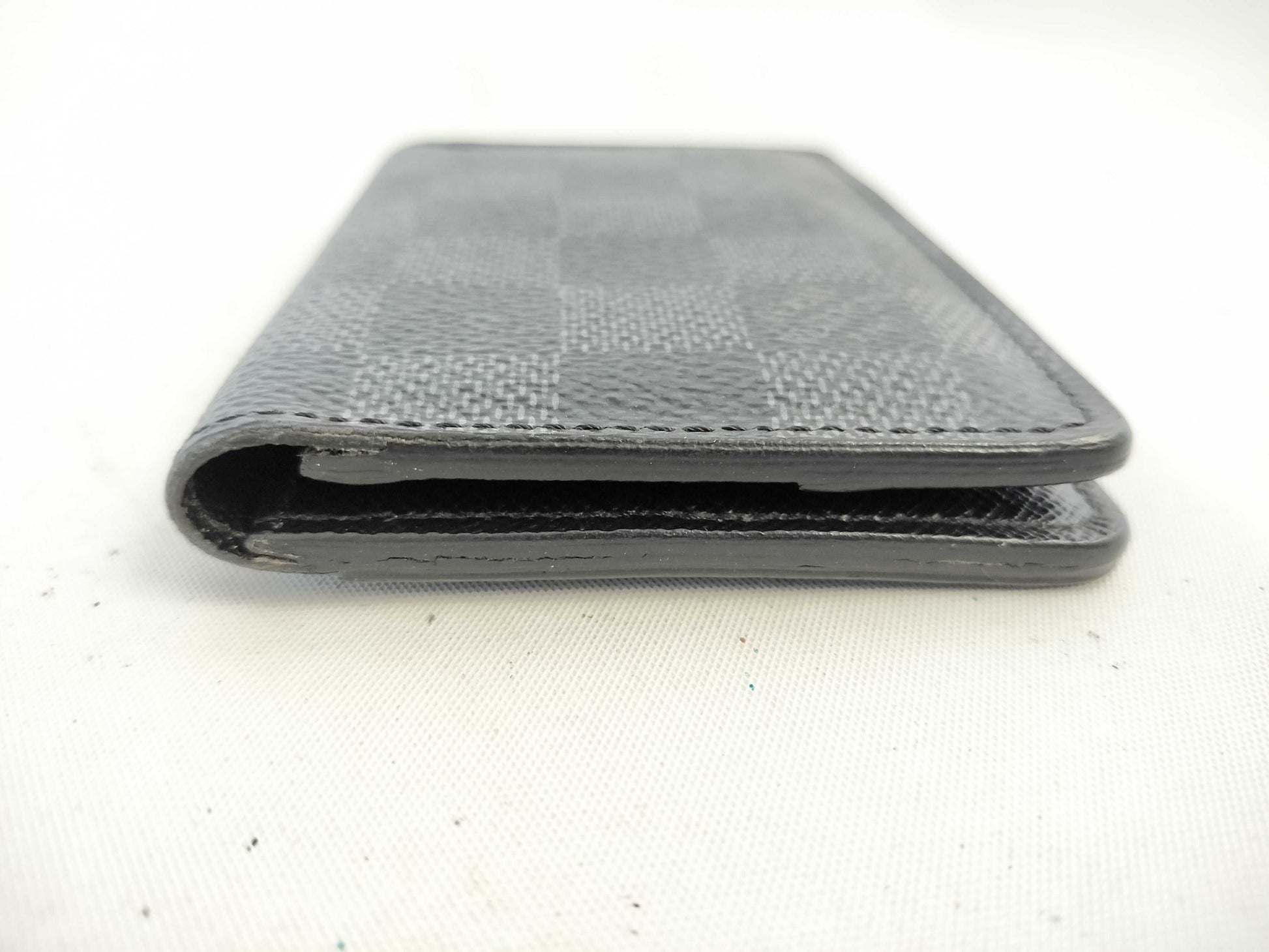 LOUIS VUITTON Damier Graphite Louis Vuitton Organizer De Poche Damier Graphite Wallet Card Case/Pass Case/Business Card Holder