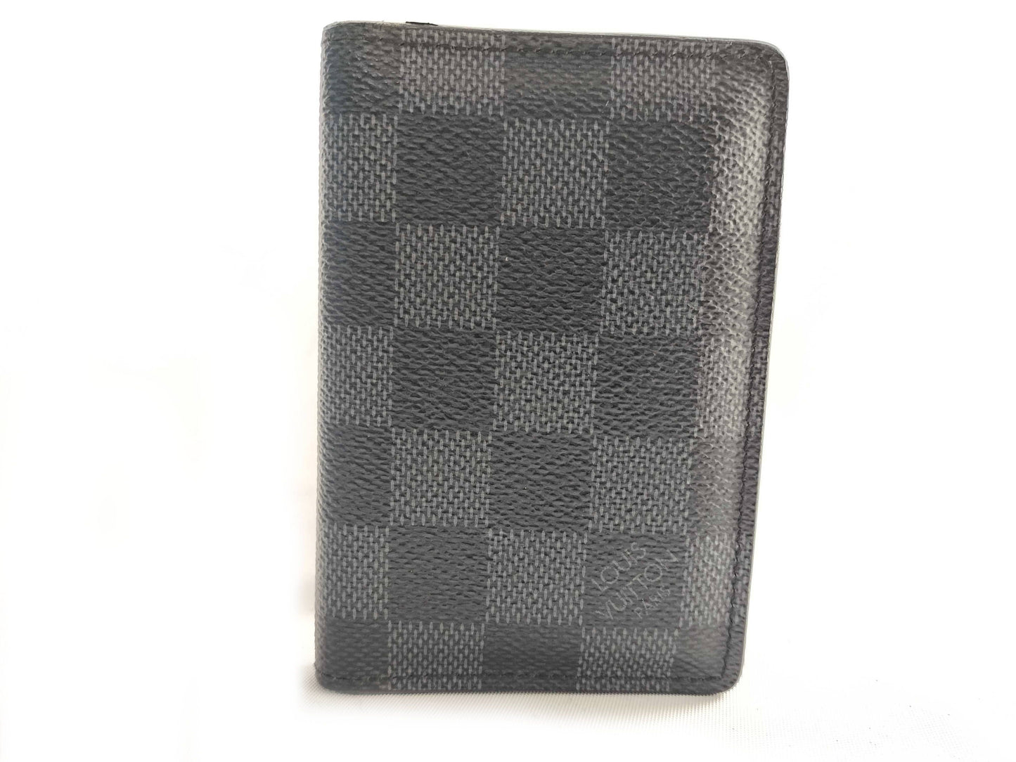 LOUIS VUITTON Damier Graphite Louis Vuitton Organizer De Poche Damier Graphite Wallet Card Case/Pass Case/Business Card Holder