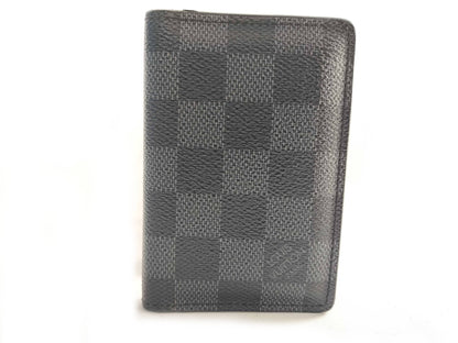 LOUIS VUITTON Damier Graphite Louis Vuitton Organizer De Poche Damier Graphite Wallet Card Case/Pass Case/Business Card Holder