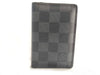LOUIS VUITTON Damier Graphite Louis Vuitton Organizer De Poche Damier Graphite Wallet Card Case/Pass Case/Business Card Holder